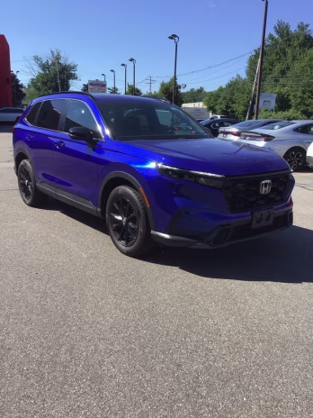 2024 Blue Honda CR-V Hybrid Sport AWD SUV