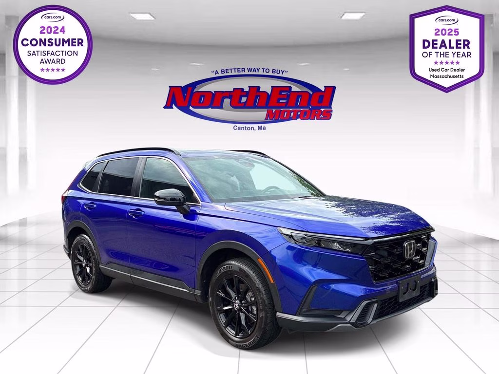 2024 Blue Honda CR-V Hybrid Sport AWD SUV