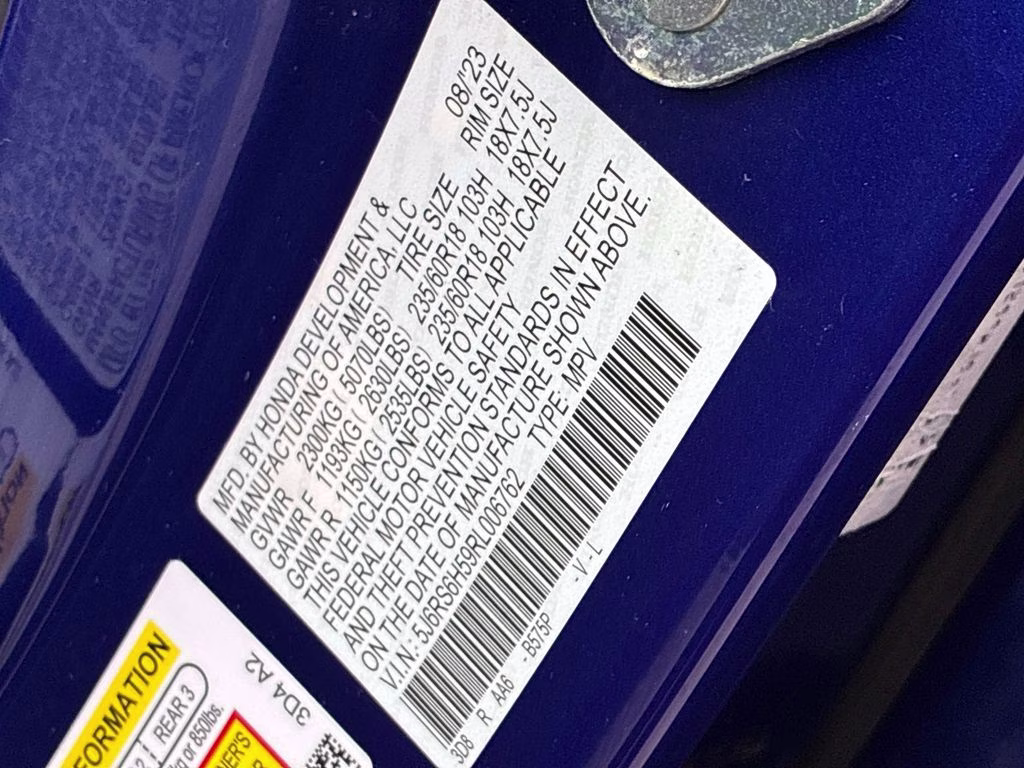 2024 Blue Honda CR-V Hybrid Sport AWD SUV