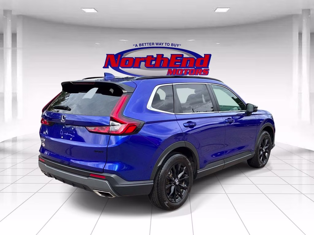 2024 Blue Honda CR-V Hybrid Sport AWD SUV