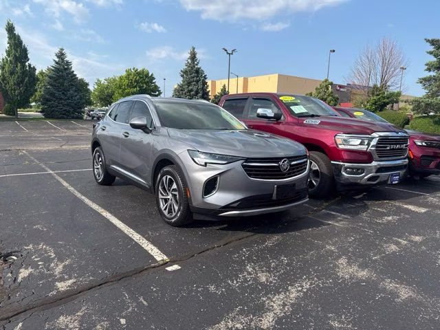 2021 Satin Steel Gray Metallic Buick Envision Essence AWD SUV