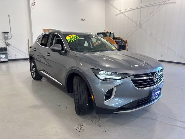 2021 Satin Steel Gray Metallic Buick Envision Essence AWD SUV