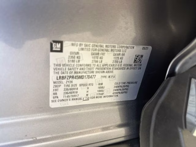 2021 Satin Steel Gray Metallic Buick Envision Essence AWD SUV