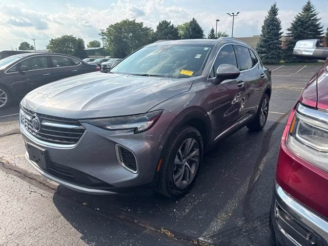 2021 Satin Steel Gray Metallic Buick Envision Essence AWD SUV