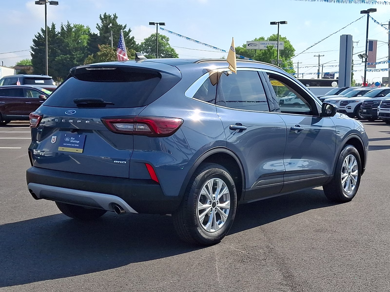 2023 Vapor Blue Metallic - K1 Ford Escape Active AWD