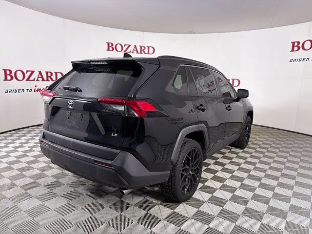 2020 Midnight Black Metallic Toyota RAV4 LE FWD SUV