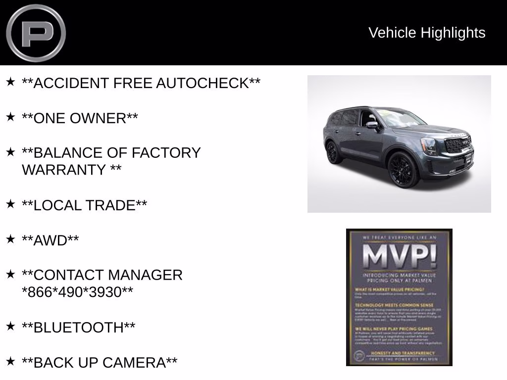 2022 Gravity Gray Kia Telluride SX AWD SUV