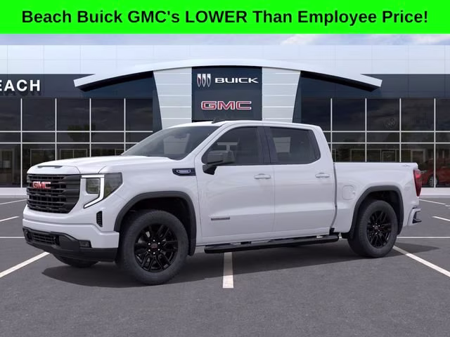 2026 Summit White GMC Sierra 1500 Elevation 4X4 Truck