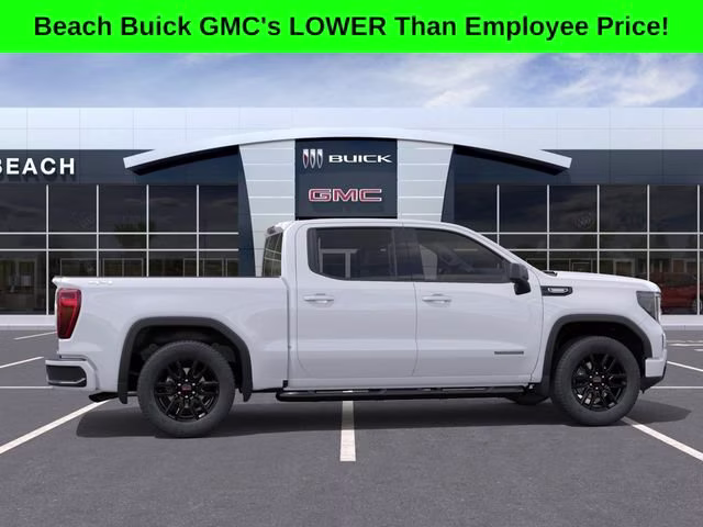 2026 Summit White GMC Sierra 1500 Elevation 4X4 Truck