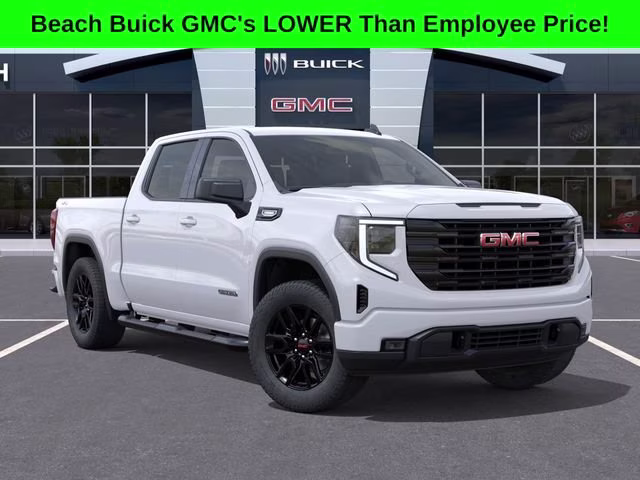 2026 Summit White GMC Sierra 1500 Elevation 4X4 Truck