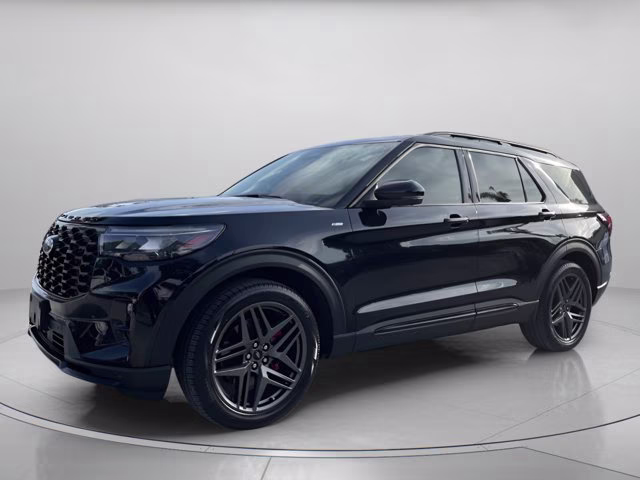 2025 Black Metallic Ford Explorer ST-Line RWD SUV