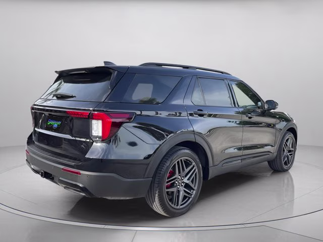 2025 Black Metallic Ford Explorer ST-Line RWD SUV