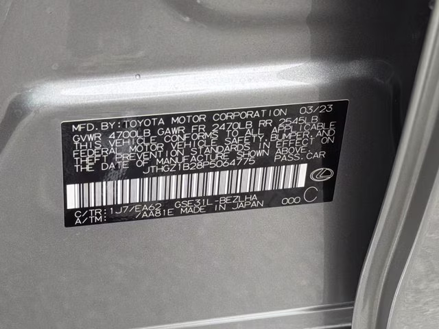 2023 Atomic Silver Lexus IS 350 F SPORT RWD Sedan