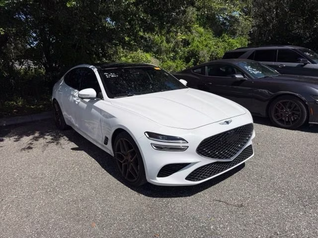 2022 Alta White Genesis G70 3.3T RWD Sedan