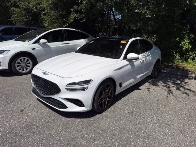 2022 Alta White Genesis G70 3.3T RWD Sedan