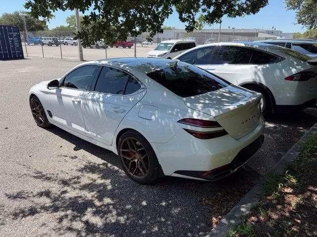 2022 Alta White Genesis G70 3.3T RWD Sedan