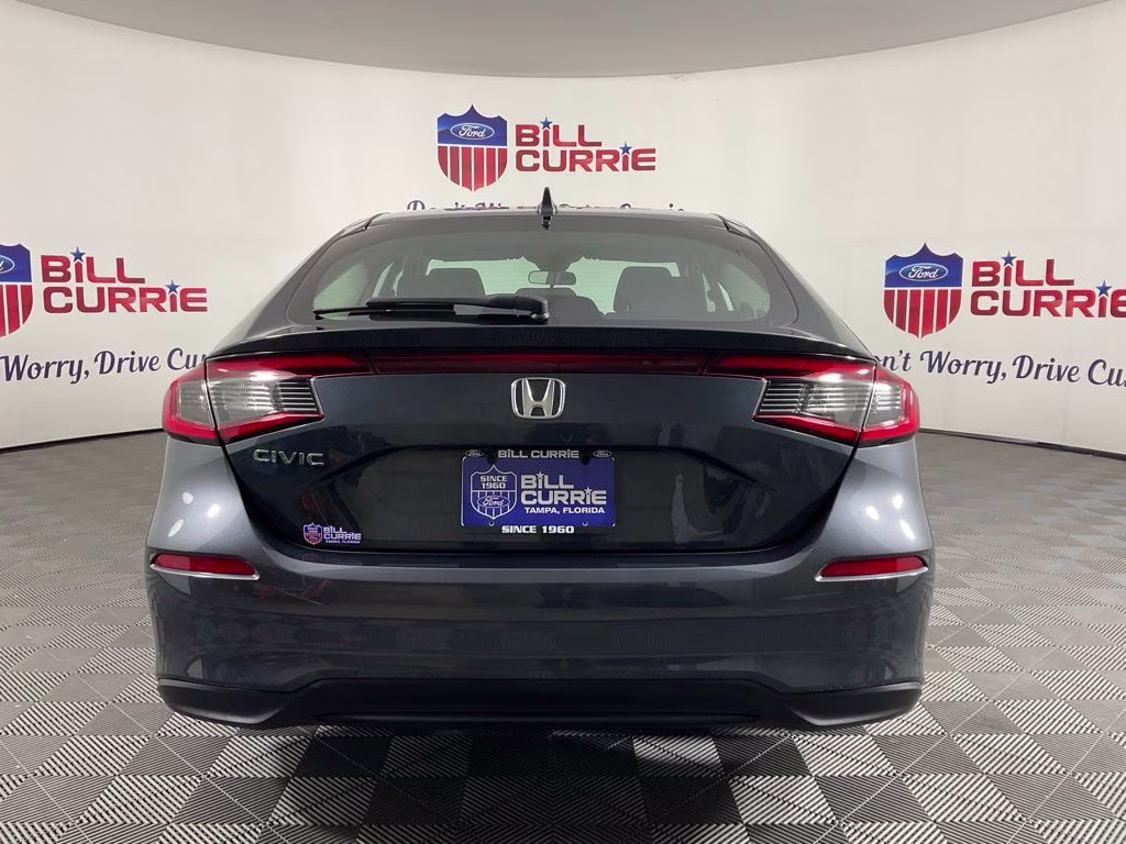 2023 Gray Metallic Honda Civic LX FWD Hatchback