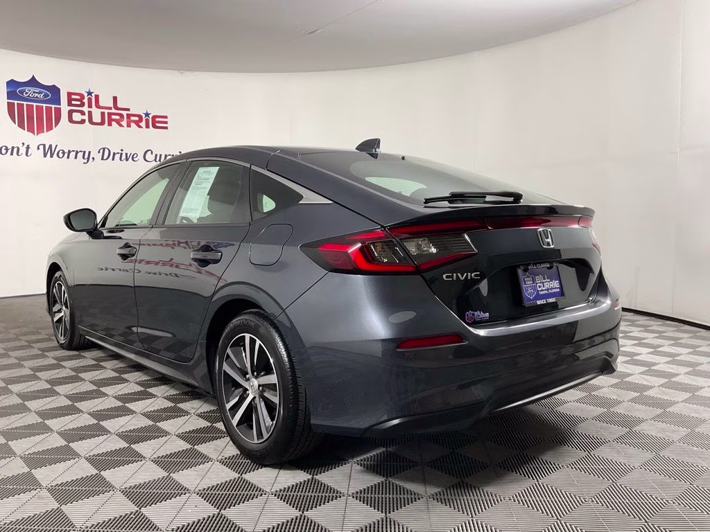 2023 Gray Metallic Honda Civic LX FWD Hatchback