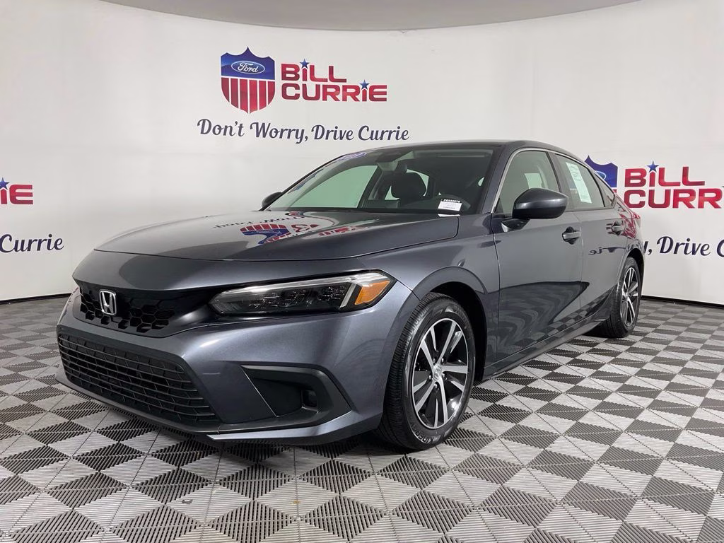 2023 Gray Metallic Honda Civic LX FWD Hatchback