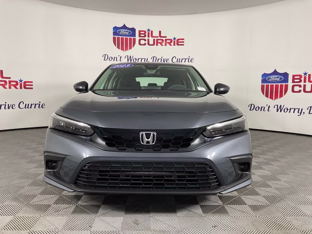 2023 Gray Metallic Honda Civic LX FWD Hatchback