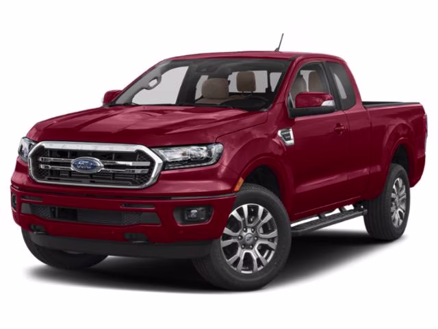 2020 Red Metallic Ford Ranger Lariat 4X4 Truck