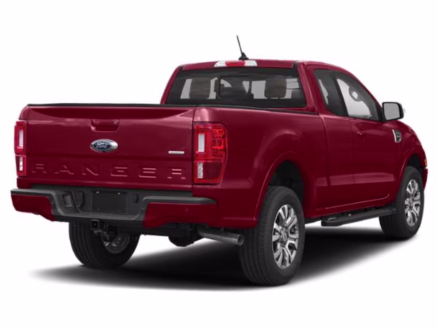 2020 Red Metallic Ford Ranger Lariat 4X4 Truck