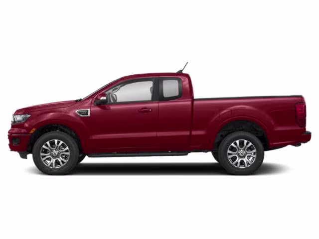 2020 Red Metallic Ford Ranger Lariat 4X4 Truck
