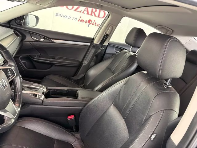 2018 Black Honda Civic EX-L FWD Sedan