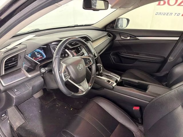 2018 Black Honda Civic EX-L FWD Sedan
