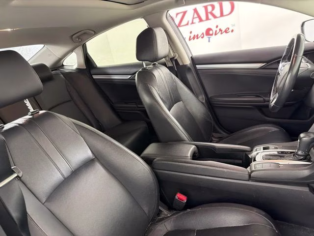 2018 Black Honda Civic EX-L FWD Sedan