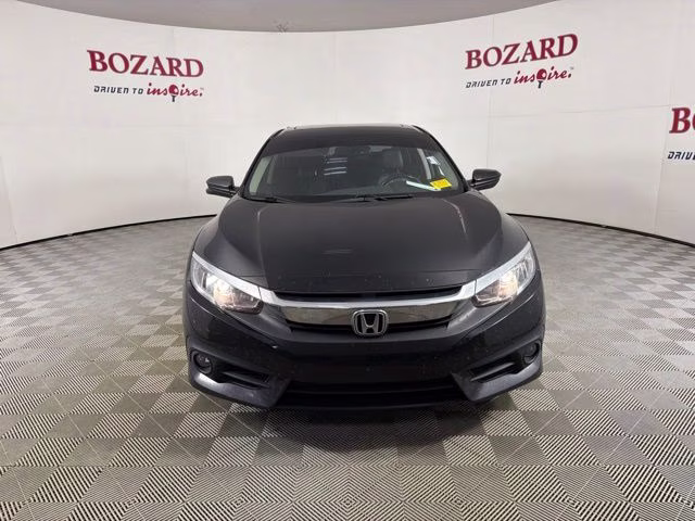 2018 Black Honda Civic EX-L FWD Sedan