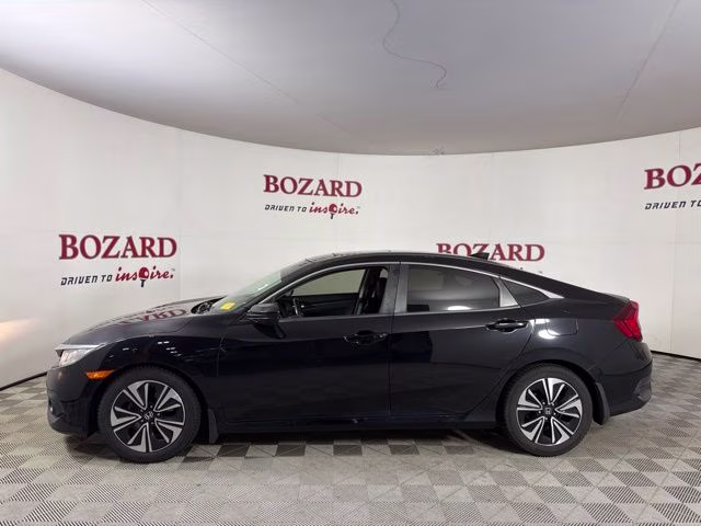2018 Black Honda Civic EX-L FWD Sedan