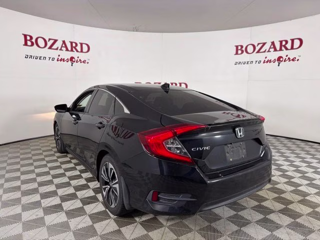 2018 Black Honda Civic EX-L FWD Sedan