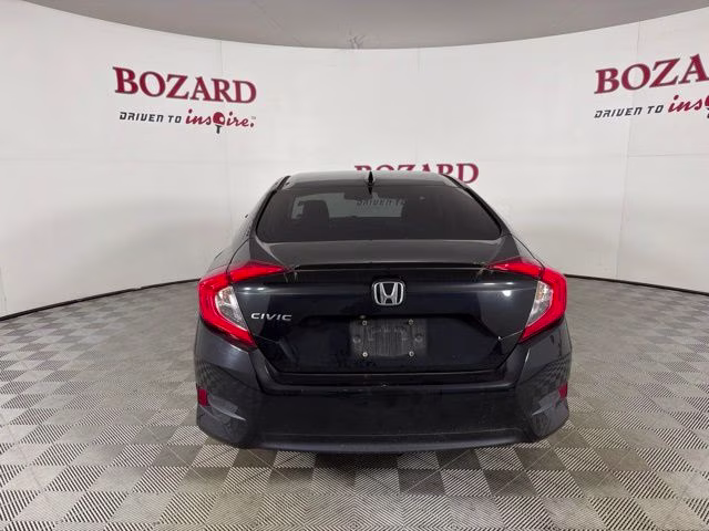 2018 Black Honda Civic EX-L FWD Sedan