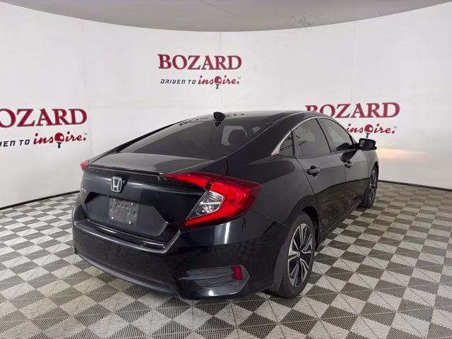 2018 Black Honda Civic EX-L FWD Sedan
