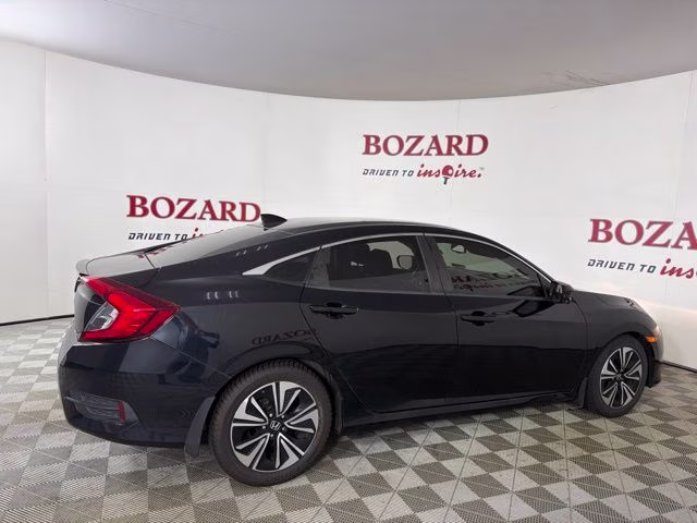 2018 Black Honda Civic EX-L FWD Sedan