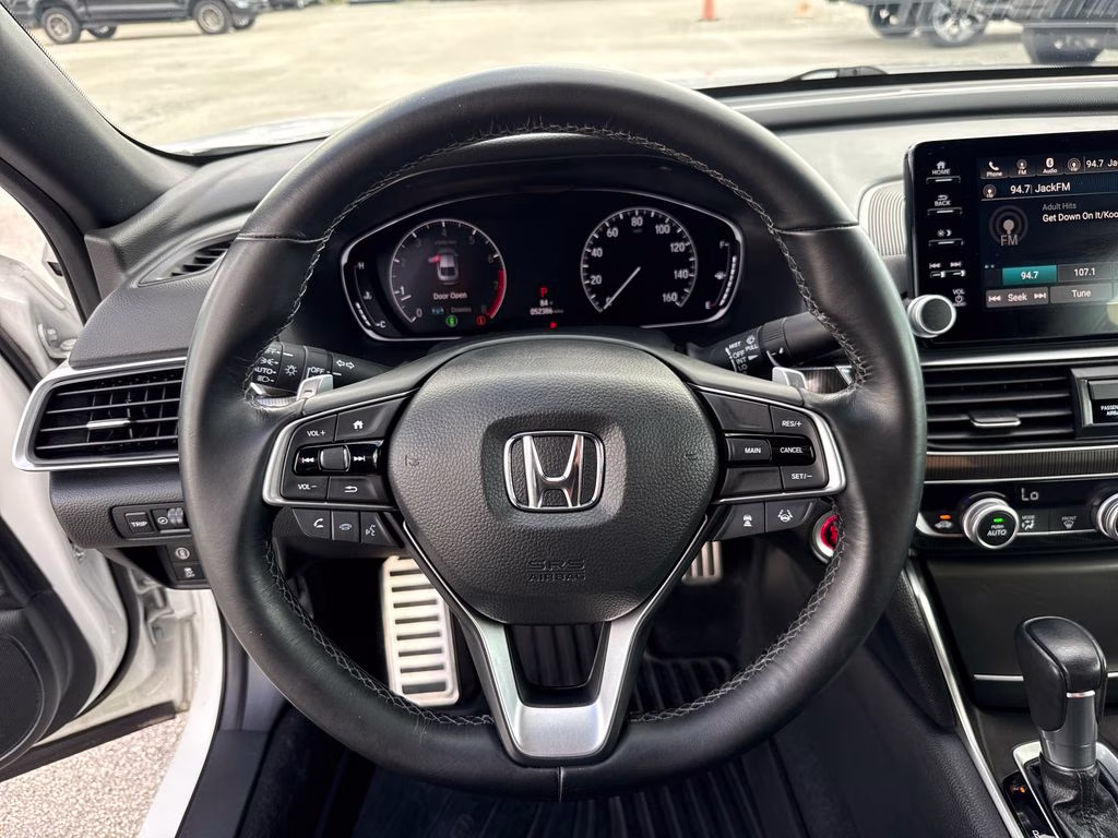 2019 Platinum White Pearl Honda Accord Sport FWD Sedan