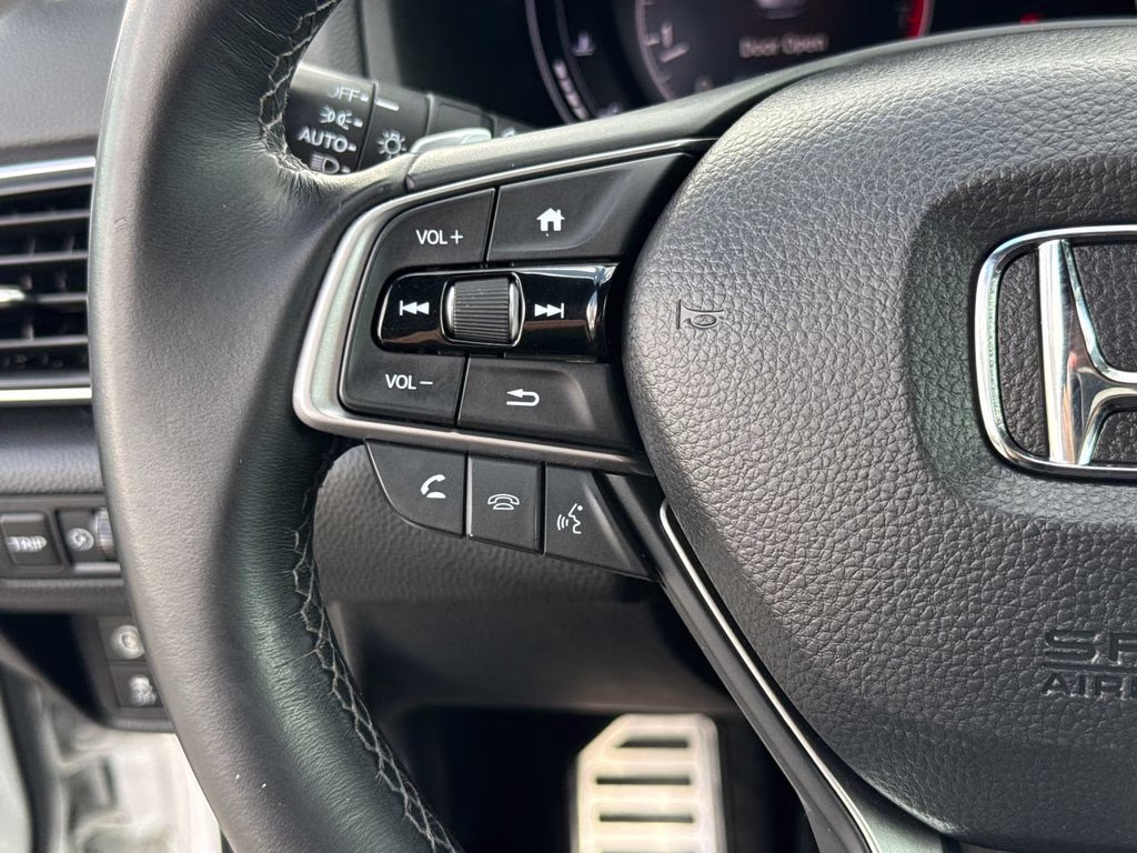 2019 Platinum White Pearl Honda Accord Sport FWD Sedan