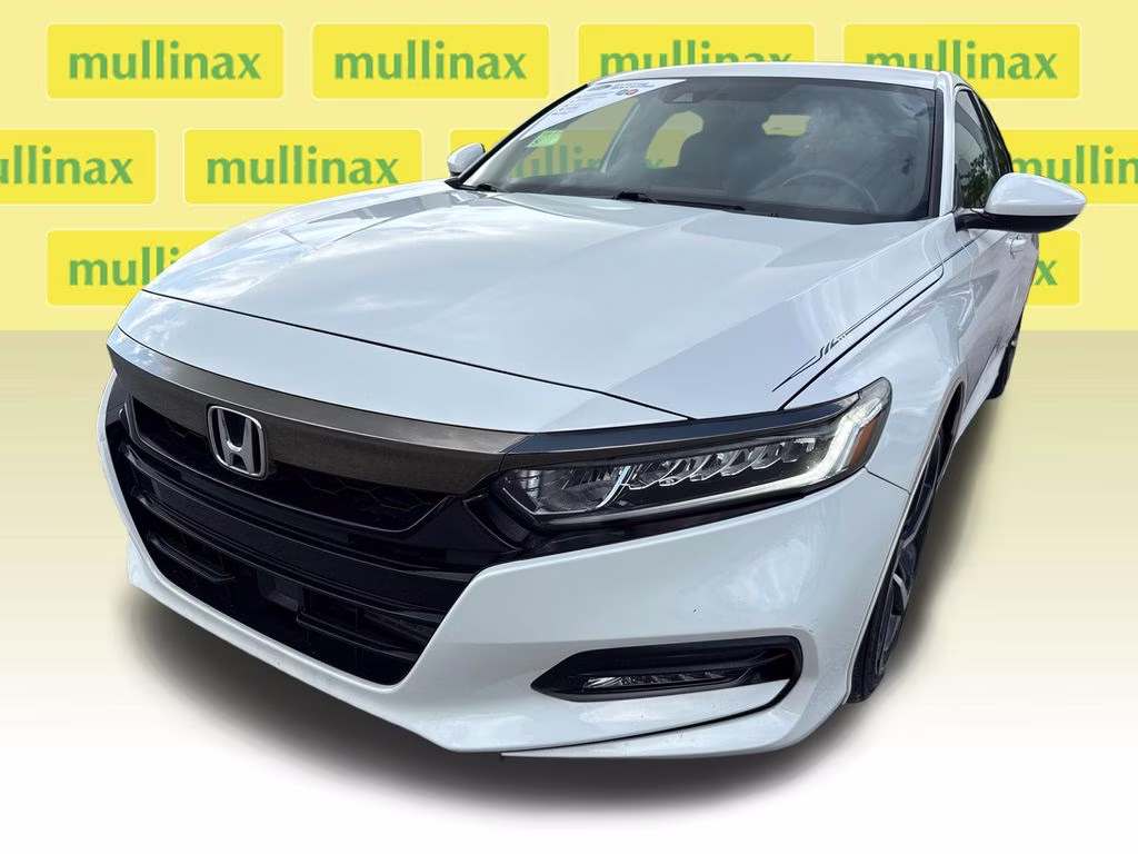 2019 Platinum White Pearl Honda Accord Sport FWD Sedan