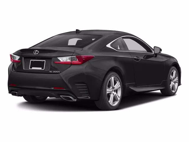 2016 Obsidian Lexus RC 200t RWD Coupe
