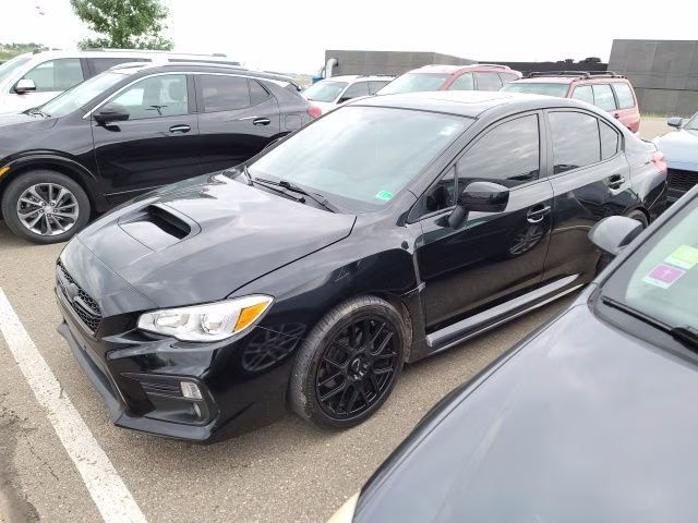 2020 Crystal Black Silica Subaru WRX Premium AWD Sedan