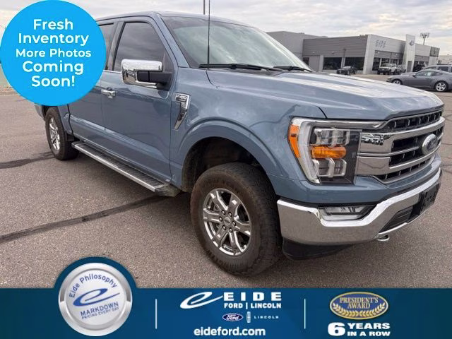 2023 Azure Gray Metallic Ford F-150 Lariat 4X4 Truck
