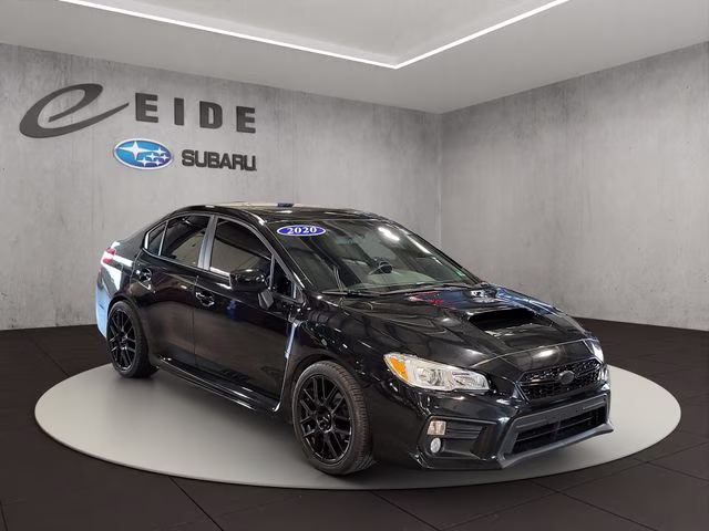2020 Crystal Black Silica Subaru WRX Premium AWD Sedan
