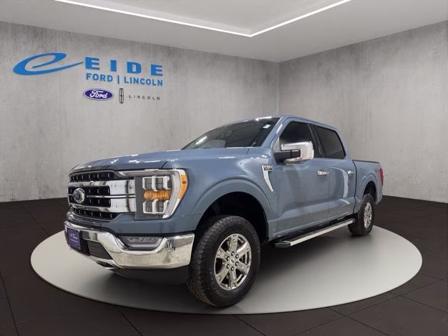 2023 Azure Gray Metallic Tri-Coat Ford F-150 Lariat 4X4 Truck