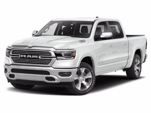 2022 Bright White Clearcoat Ram 1500 Laramie 4X4 Truck