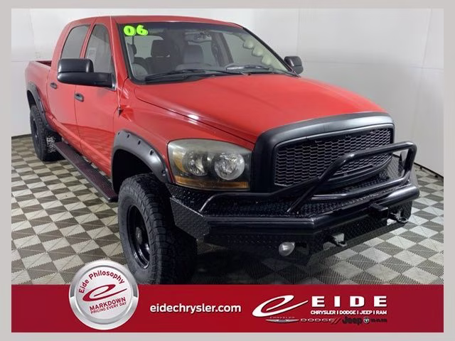 2006 Flame Red Clearcoat Dodge Ram 2500 SLT 4X4 Truck