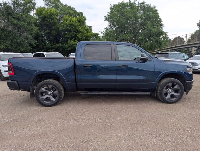 2020 Patriot Blue Pearlcoat Ram 1500 Big Horn 4X4 Truck