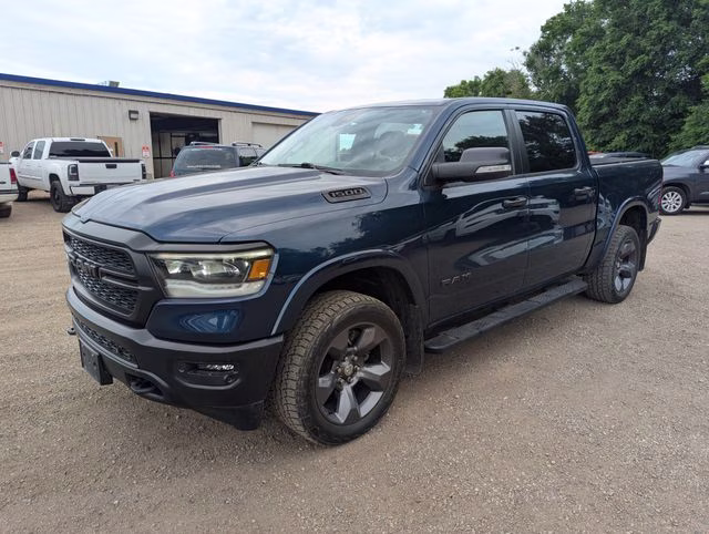 2020 Patriot Blue Pearlcoat Ram 1500 Big Horn 4X4 Truck