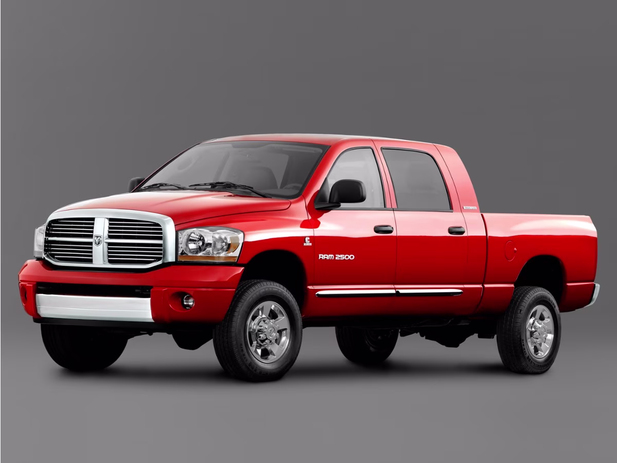 2006 Flame Red Clearcoat Dodge Ram 2500 SLT 4X4 Truck