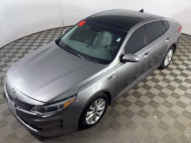 2016 Titanium Gray Kia Optima EX FWD Sedan